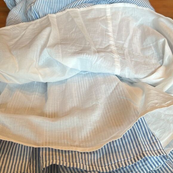 NWT J Crew Factory Dress Ruffle Neck Puff Sleeve 8P - Picture 7 of 10